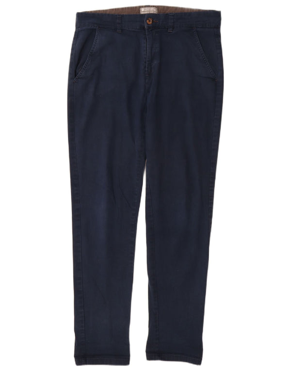 Pantalones chinos ajustados para mujer de Mountain Warehouse W32 L30 Algodón azul marino