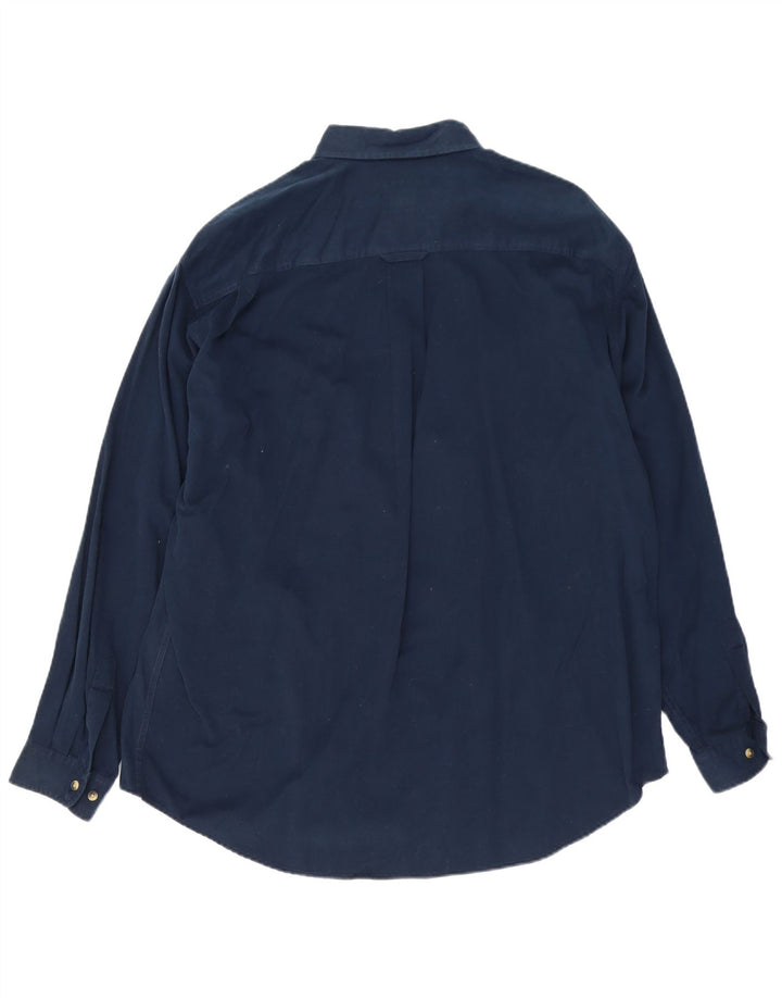 Camisa Dockers Hombre XL Azul Marino Algodón