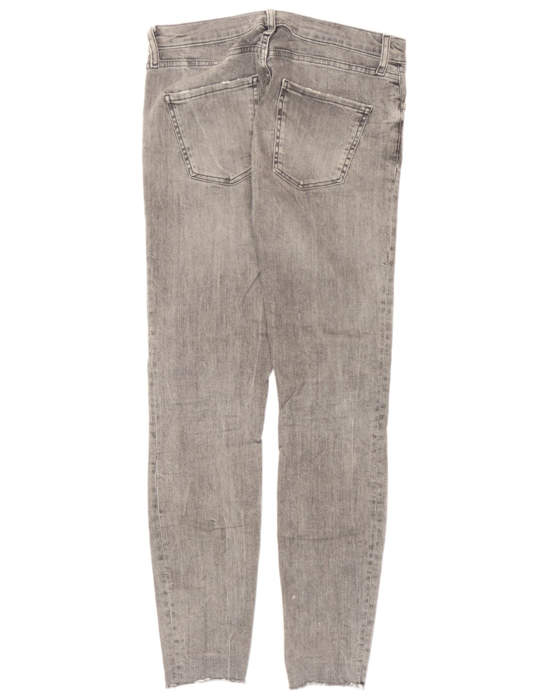 Zara Vaqueros Pitillo Mujer EU 40 Mediano W30 L28 Gris