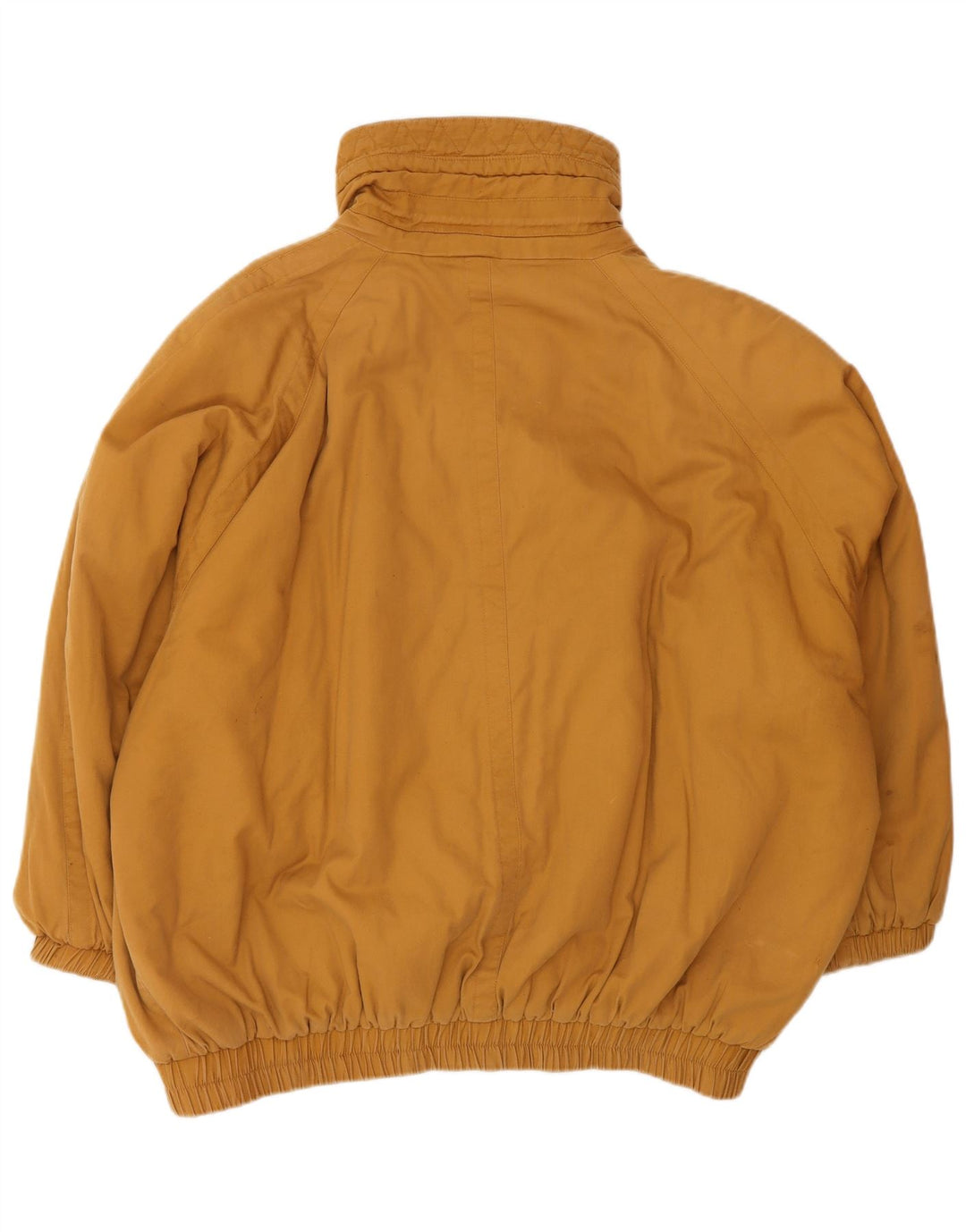 VINTAGE Chaqueta cortavientos de gran tamaño para mujer IT 42 Algodón marrón medio