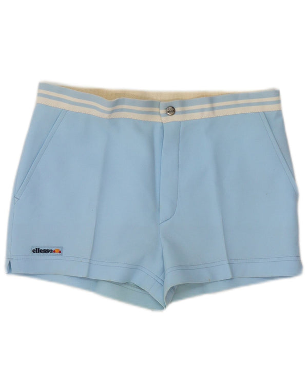 Pantalones cortos casuales para hombre Ellesse IT 48 Medium W32 Poliéster a rayas azules