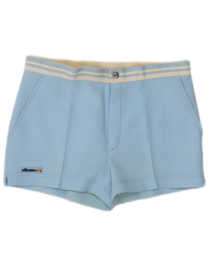 Pantalones cortos casuales para hombre Ellesse IT 48 Medium W32 Poliéster a rayas azules