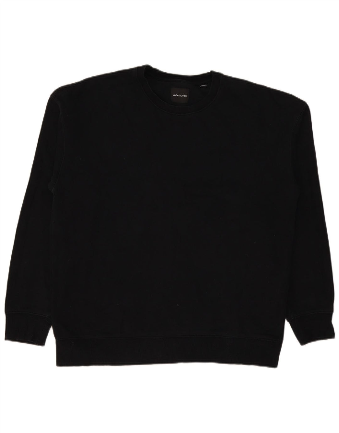 Jack & Jones Hombre Sudadera Jumper XL Negro Algodón