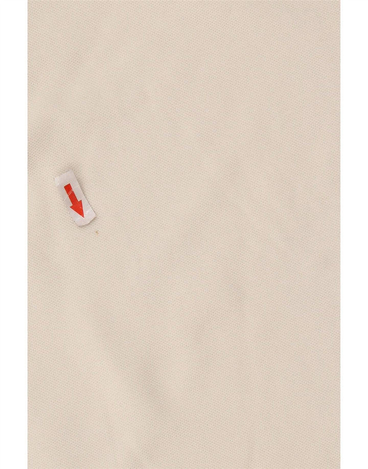 Polo Lacoste Mujer Talla 46 XL Blanco Algodón