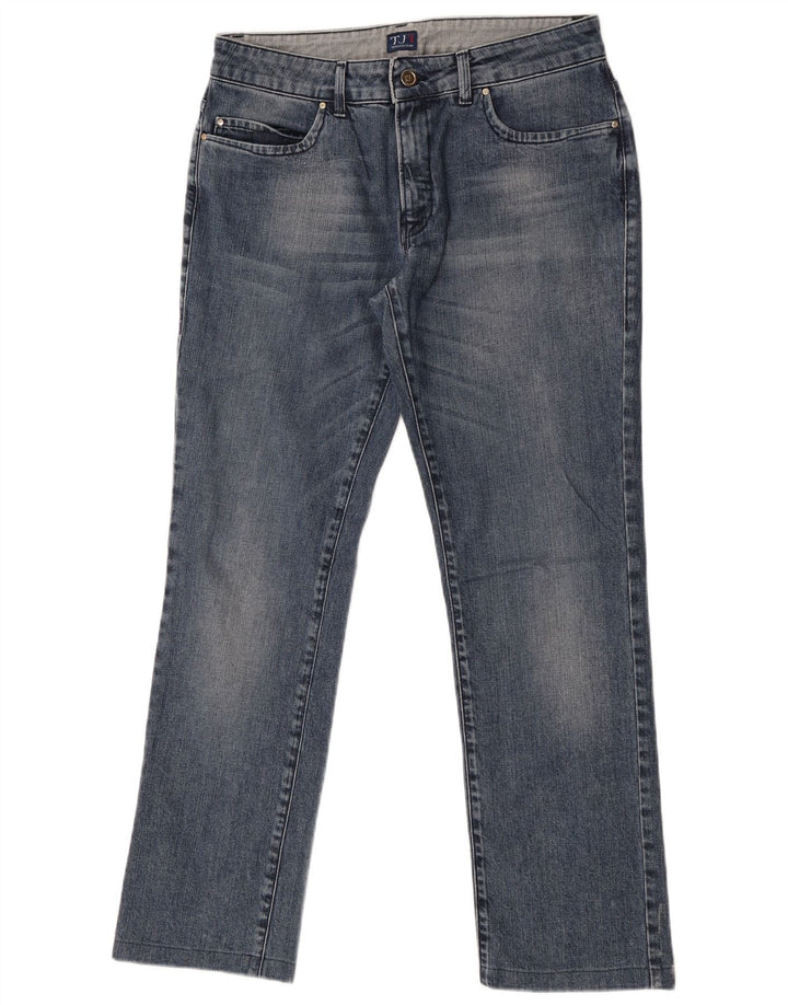 Vaqueros Trussardi Mujer Rectos W29 L29 Azul Algodón