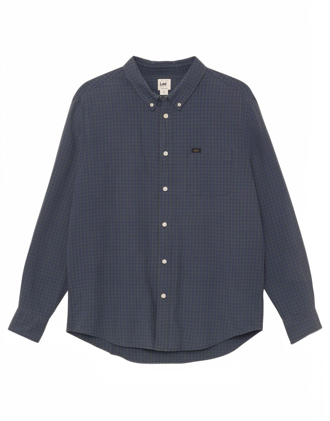 Lee Camisa De Cuadros De Corte Clásico Para Hombre XL Verde Vichy