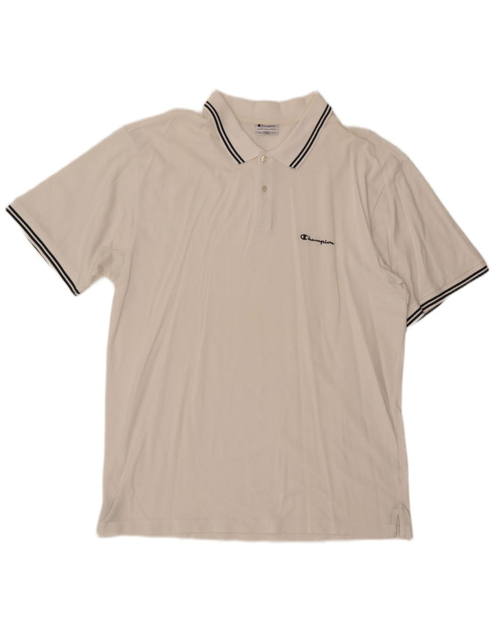 CHAMPION Polo para hombre 2XL Algodón blanco