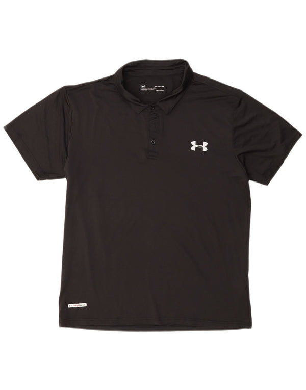 Under Armour Polo Heat Gear para hombre XL Poliéster negro