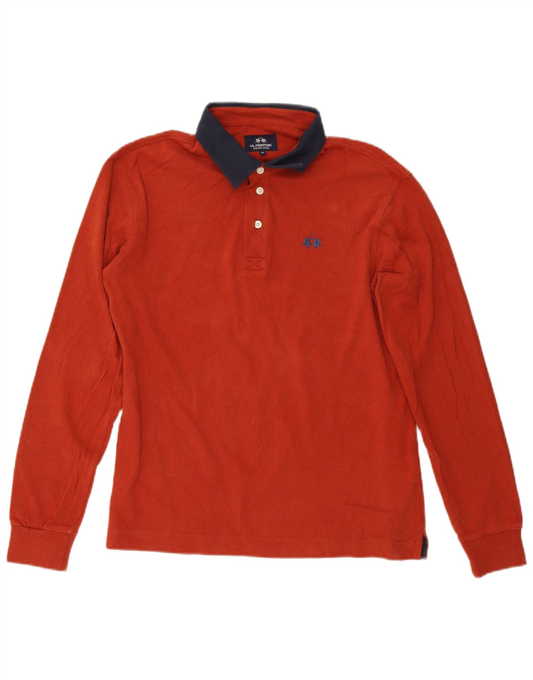 La Martina Polo Manga Larga Hombre Algodón Rojo Medio