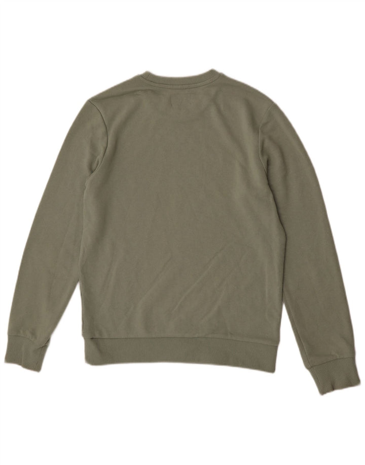 Jack & Jones Hombre Sudadera Gráfica Jumper Small Caqui Poliéster