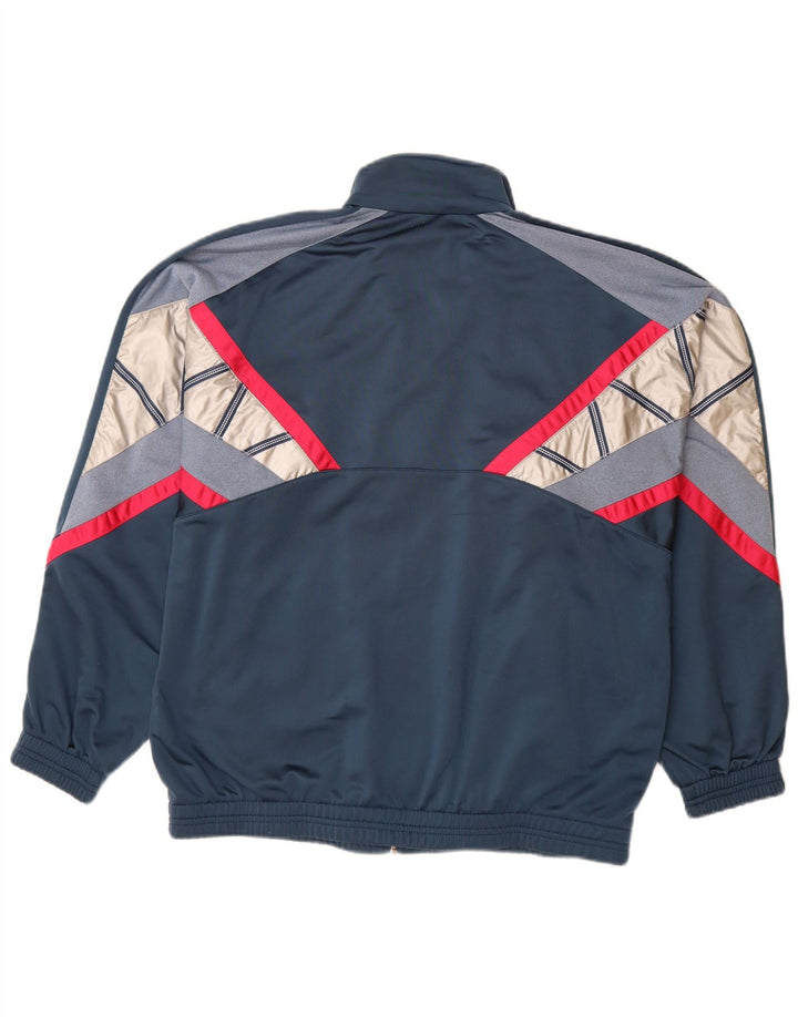 DIADORA Chaqueta de chándal para hombre, talla 42, talla grande, color azul marino