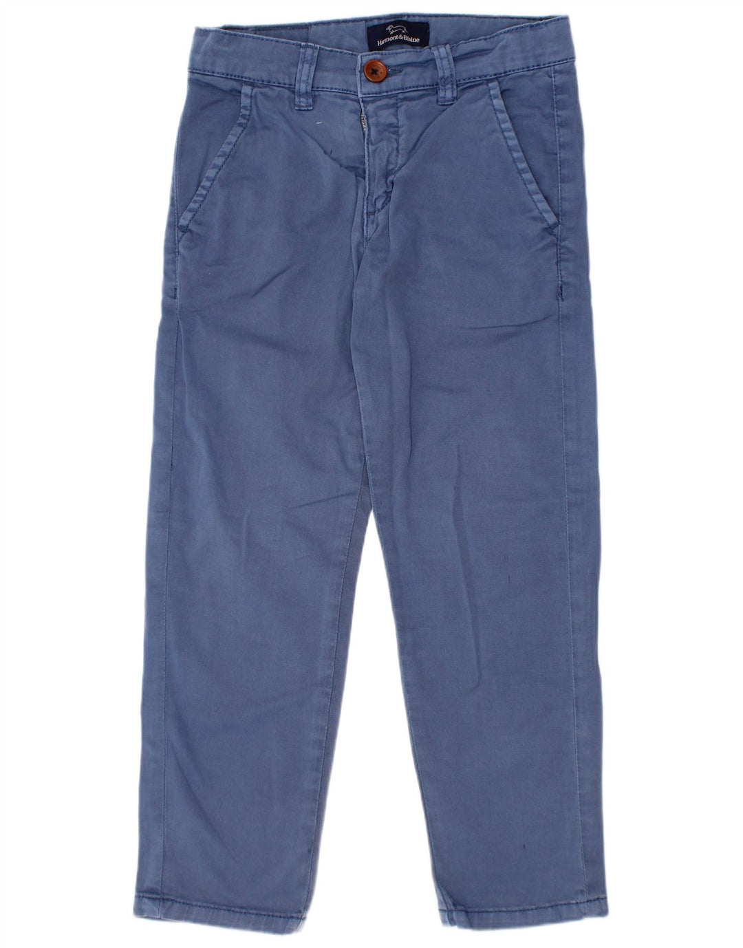 HARMONT & BLAINE Pantalón chino recto para niño 5-6 años W22 L20 Azul