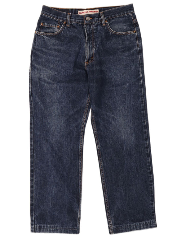 Vaqueros rectos para hombre Carrera W34 L26 Algodón azul marino