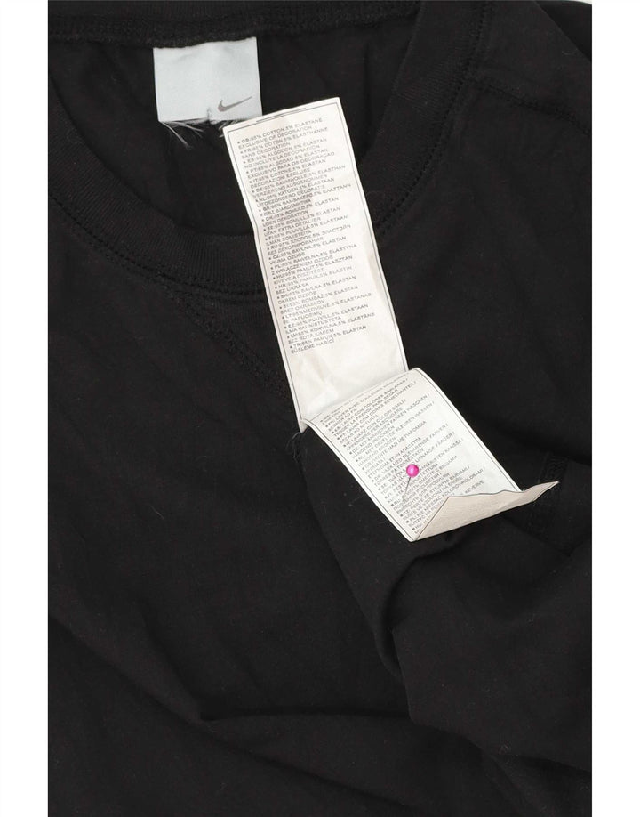 Camiseta Nike Hombre Top Medium Negro Algodón