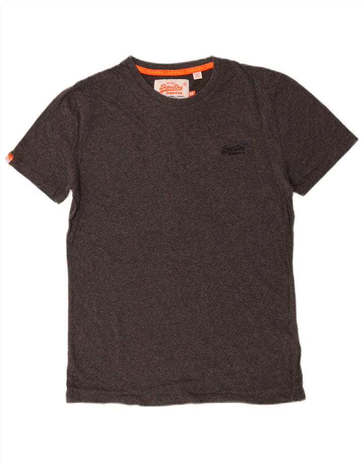 SUPERDRY Camiseta para mujer Top UK 44 Algodón gris medio