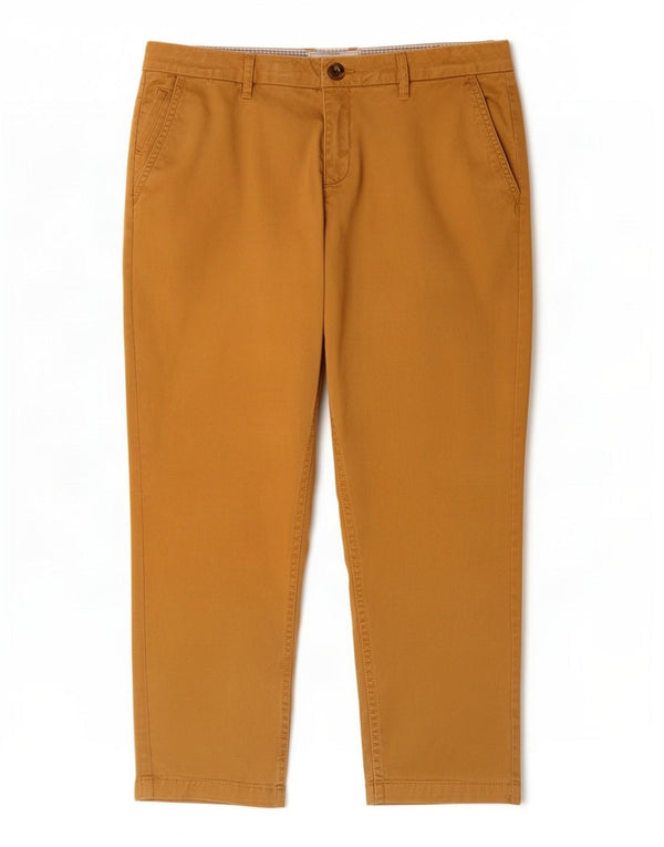 Pantalones chinos cortos para mujer de Fat Face UK 12 Medium W32 L24 Beige Algodón