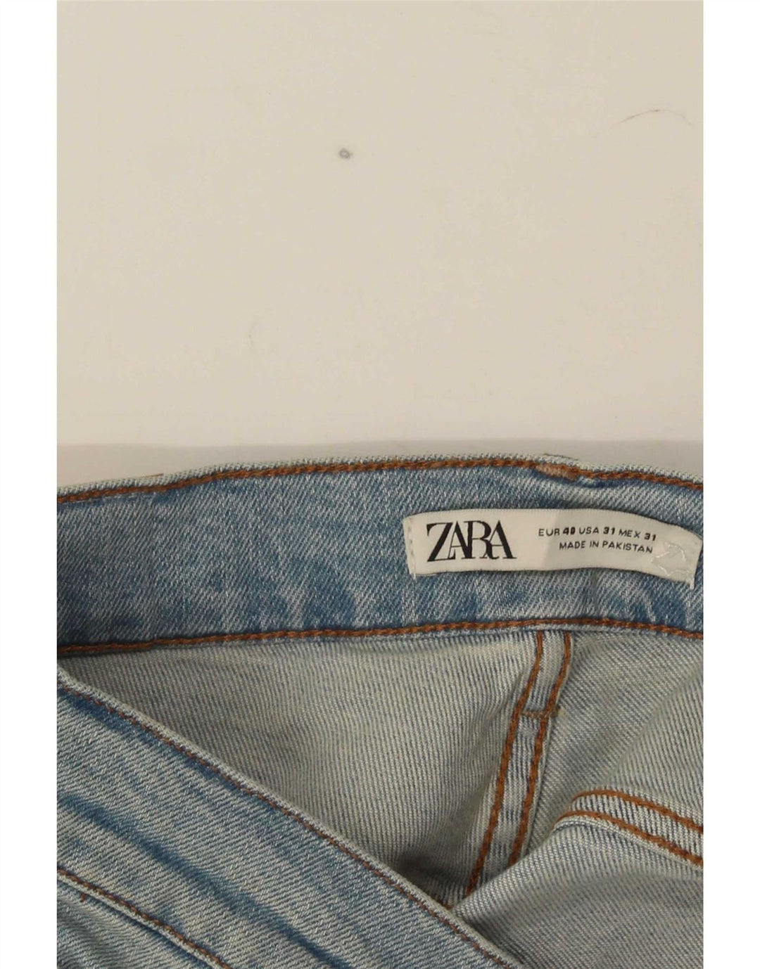 Zara Jeans rectos para hombre EU 40 Medium W31 L31 Algodón azul