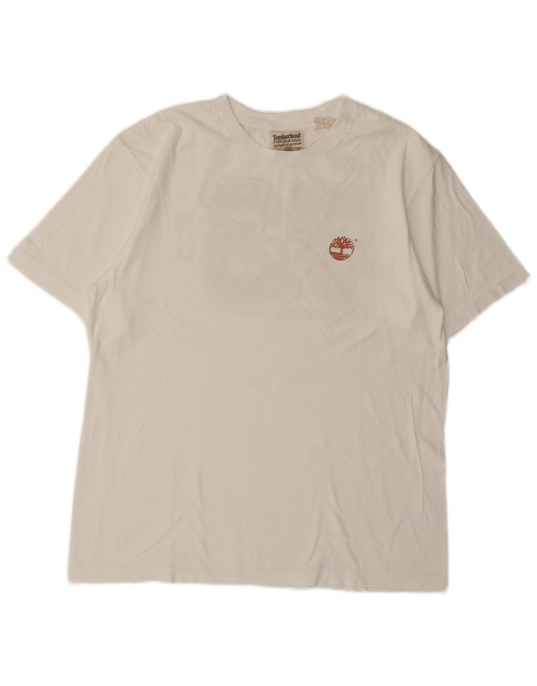Timberland Camiseta gráfica para hombre Top grande de algodón blanco