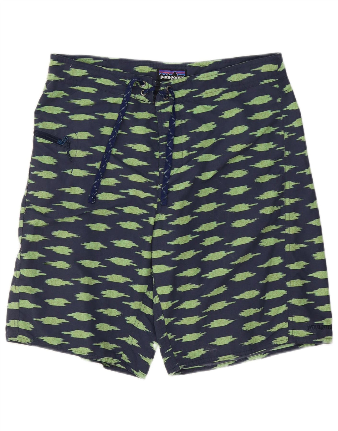 Patagonia Hombre Bañador con estampado abstracto Bañador grande Poliéster azul marino