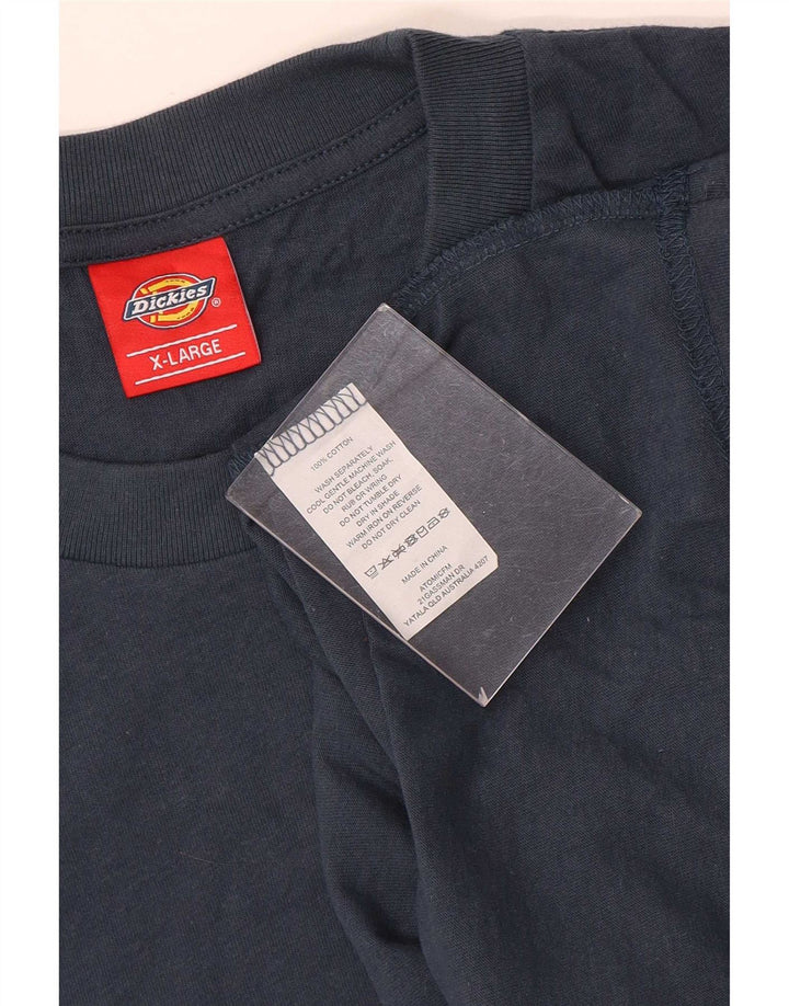 Dickies Hombre Regular Fit Camiseta Top XL Azul Marino Algodón
