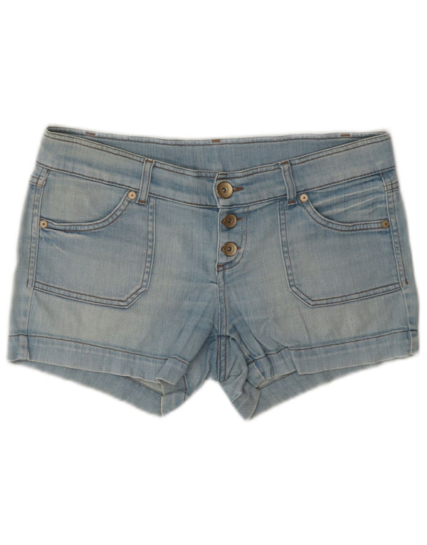 Benetton Shorts Vaqueros Mujer W32 Large Azul
