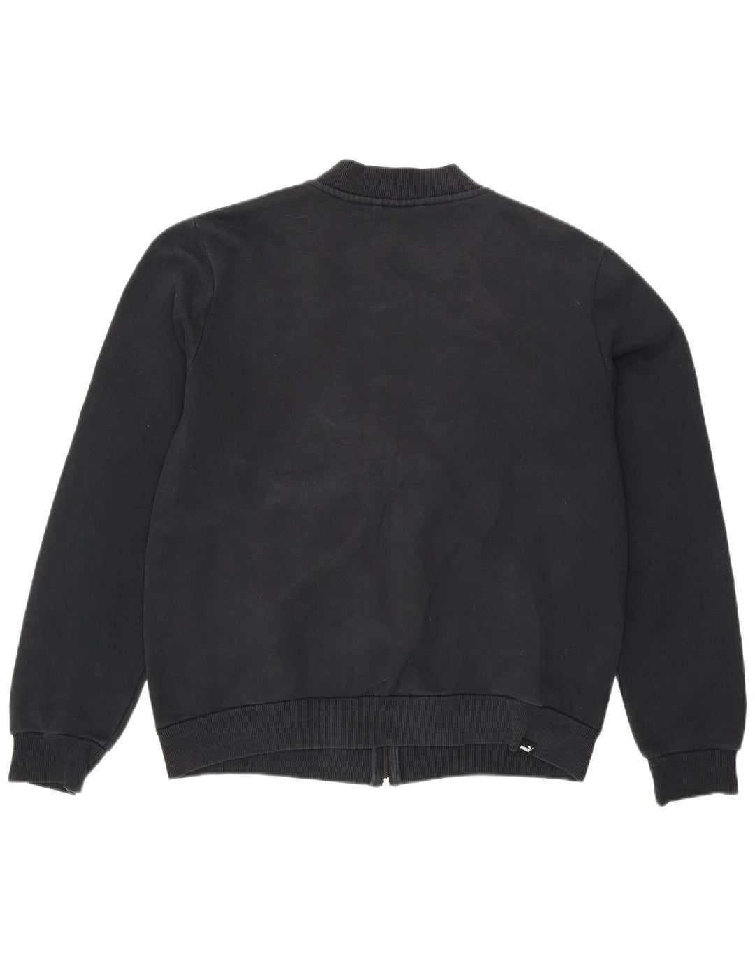 Puma Mens Graphic Chándal Top Chaqueta Pequeña Negro