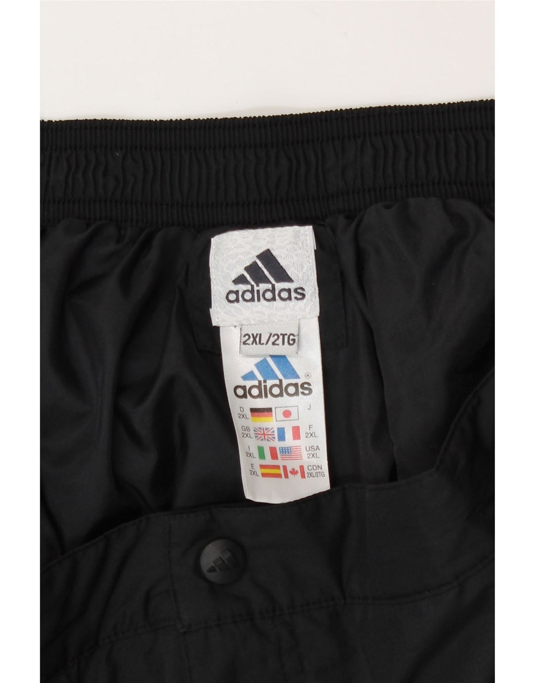 Adidas Mujer Climashell Chándal Pantalones Joggers 2XL Negro Poliéster