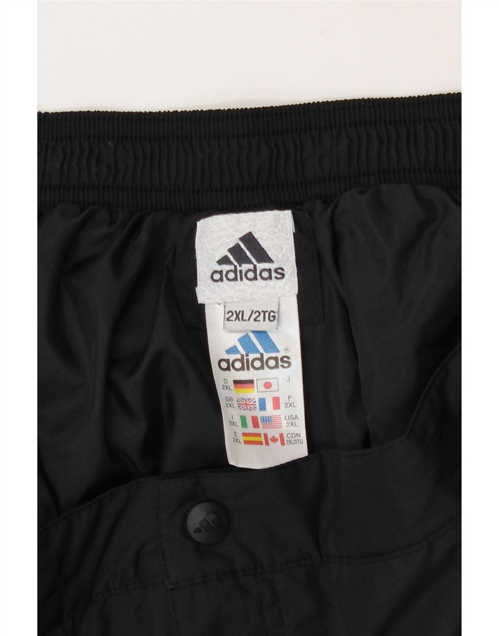 Adidas Mujer Climashell Chándal Pantalones Joggers 2XL Negro Poliéster