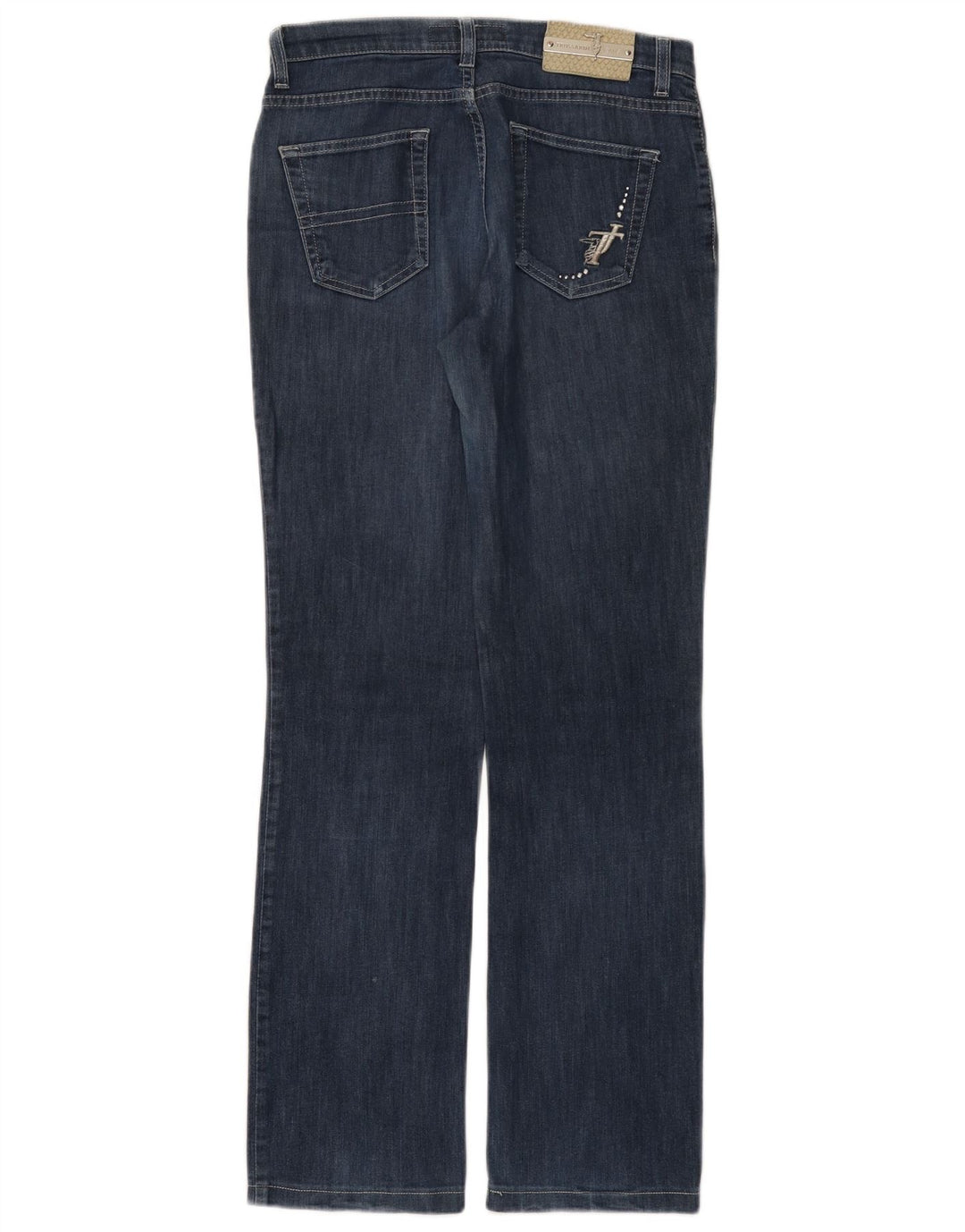 TRUSSARDI Vaqueros Rectos Mujer W26 L30 Algodón Azul