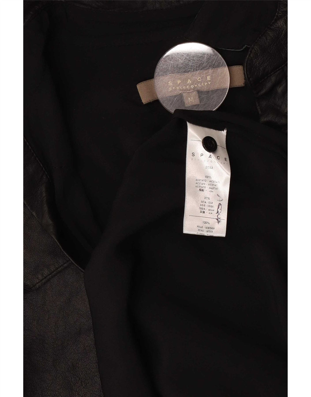 Vintage mujer vestido de cambio de gran tamaño Reino Unido 14 Acetato negro medio