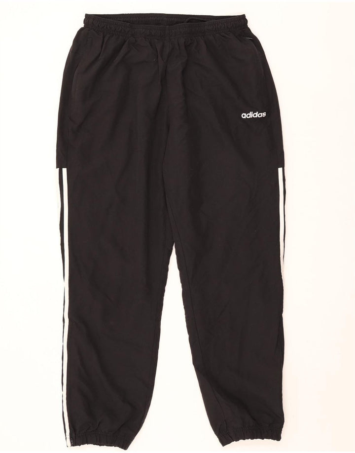 Adidas Hombre Pantalones De Chándal Joggers Medium Negro Poliéster