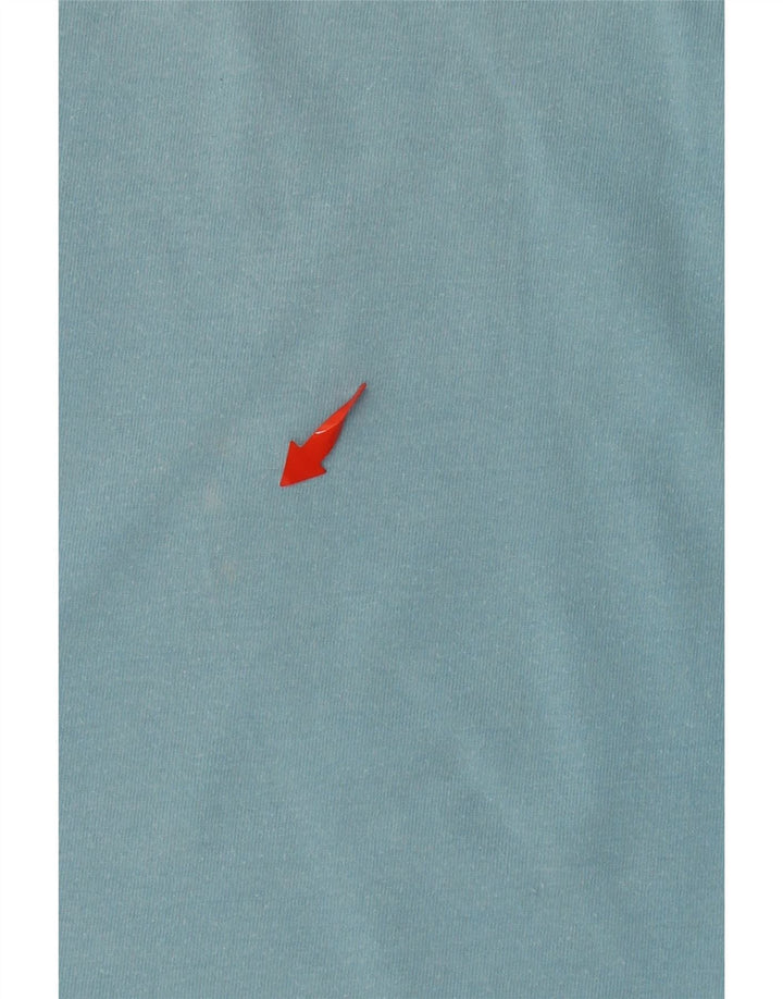 NAPAPIJRI Camiseta con gráfico geográfico para hombre Top azul medio