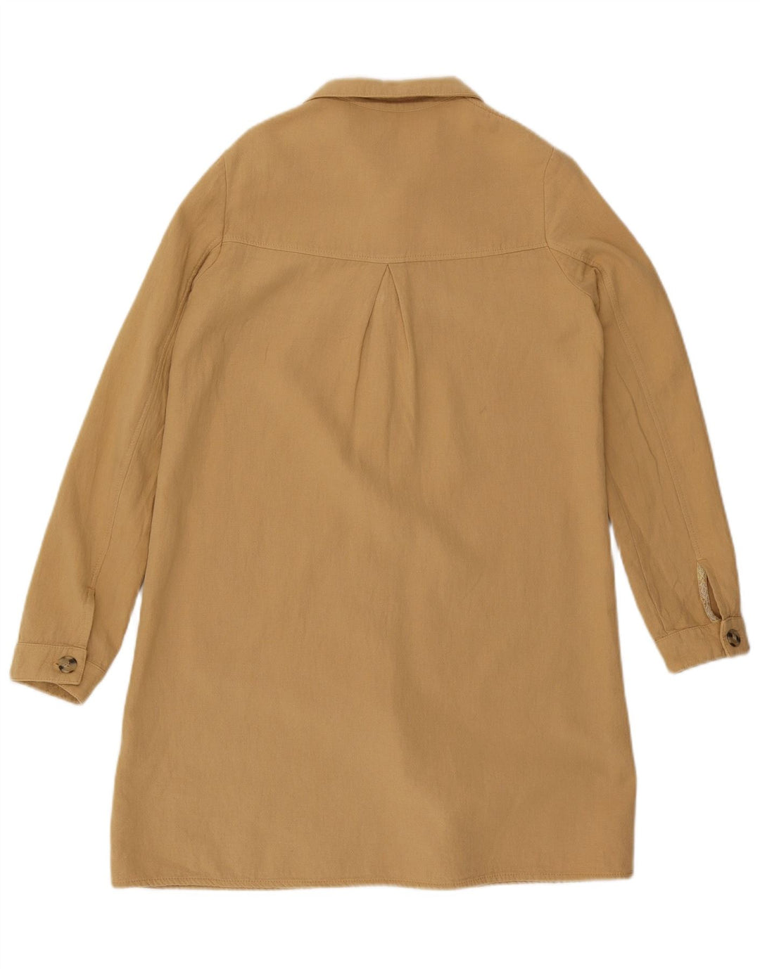 Zara Mujer Abrigo Extragrande UK 6 XS Beige