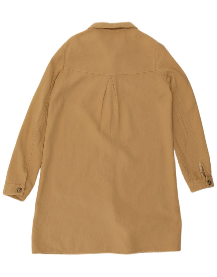 Zara Mujer Abrigo Extragrande UK 6 XS Beige