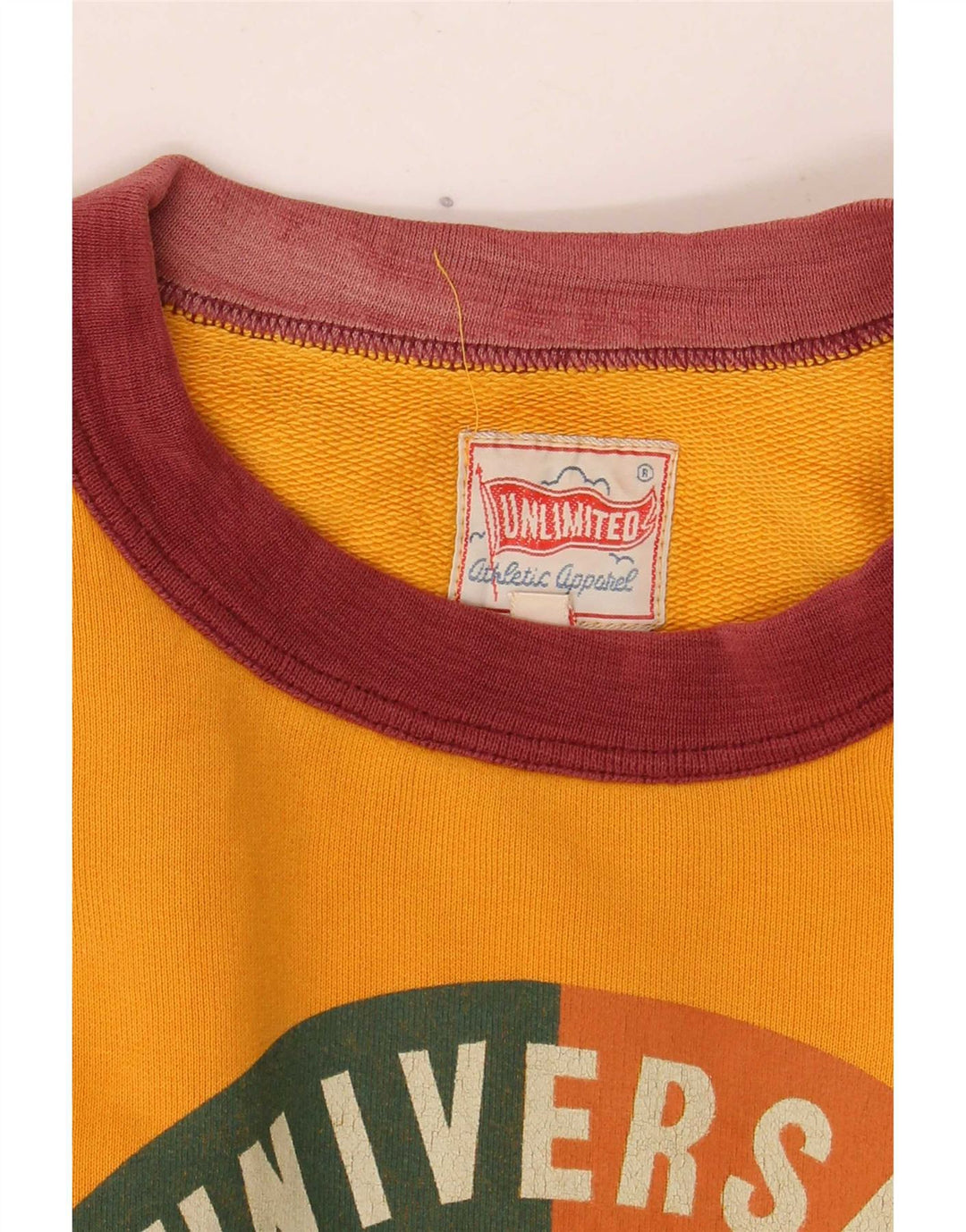 Unlimited Sudadera De Manga Corta Jumper Medium Yellow Colorblock