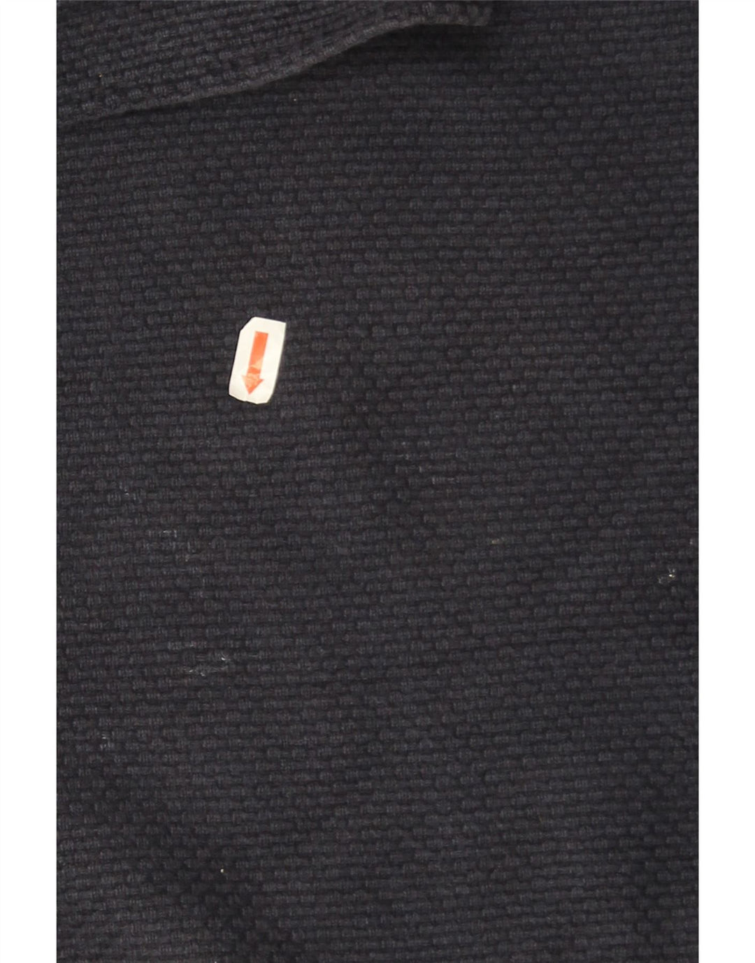 Massimo Dutti Jersey Hombre con Cuello Botonado 2XL Azul Marino Algodón