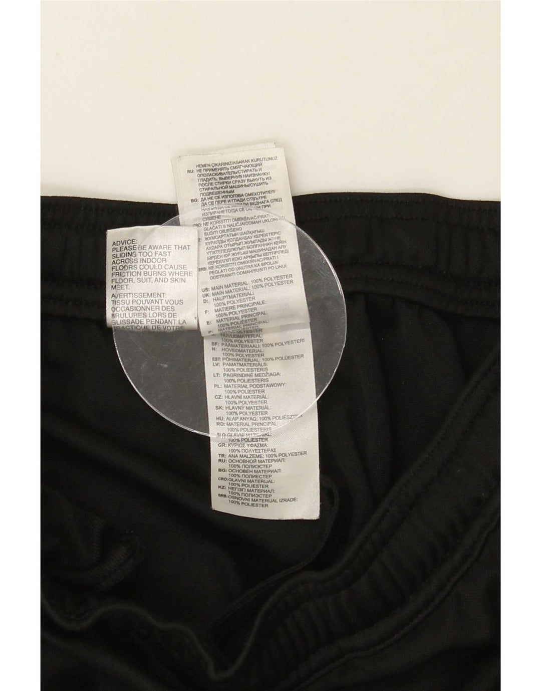 Adidas Hombre Climalite Pantalones De Chándal XS Negro Poliéster