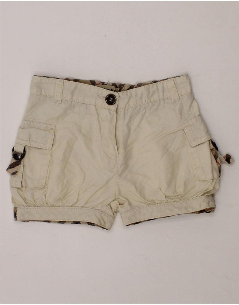 BURBERRY Baby Girls Cargo Shorts 18-24 Months W16 Beige Vintage Burberry and Second-Hand Burberry from Messina Hembry 
