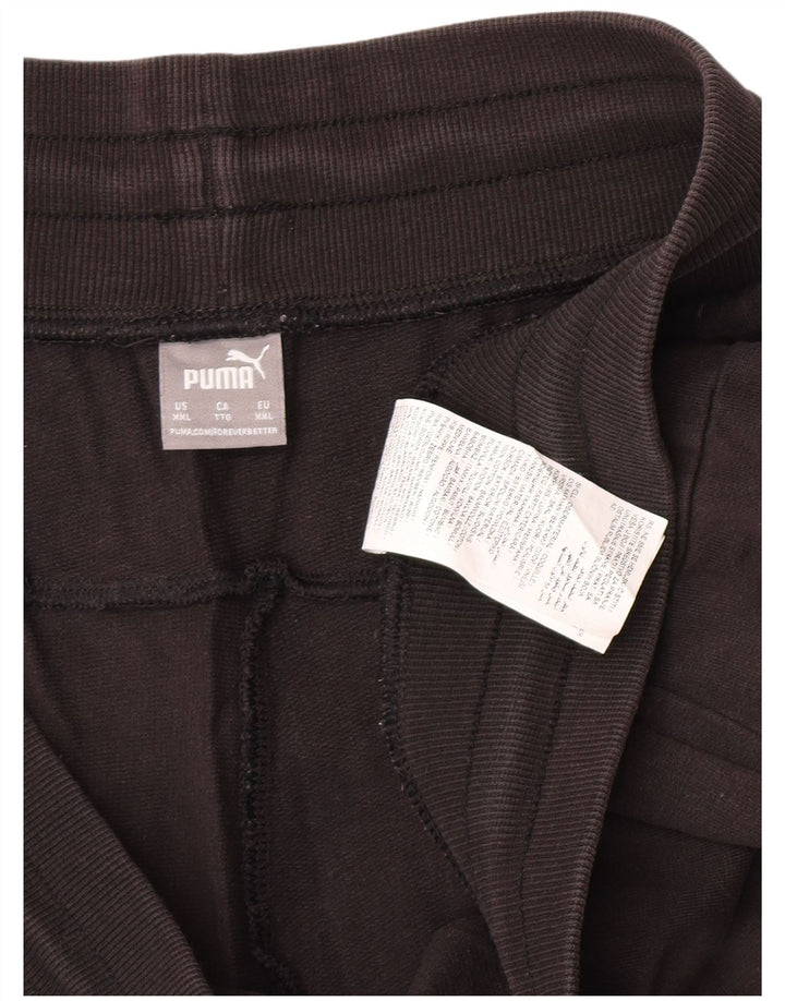 Puma Pantalones cortos deportivos gráficos para mujer 2XL Algodón negro