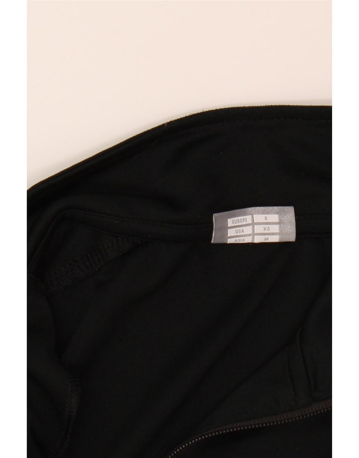 HUMMEL Mens Graphic Tracksuit Top Jacket Medium Black Vintage Hummel and Second-Hand Hummel from Messina Hembry 