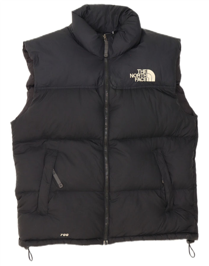 The North Face Chaleco acolchado para hombre UK 38 Mediano Negro Poliéster