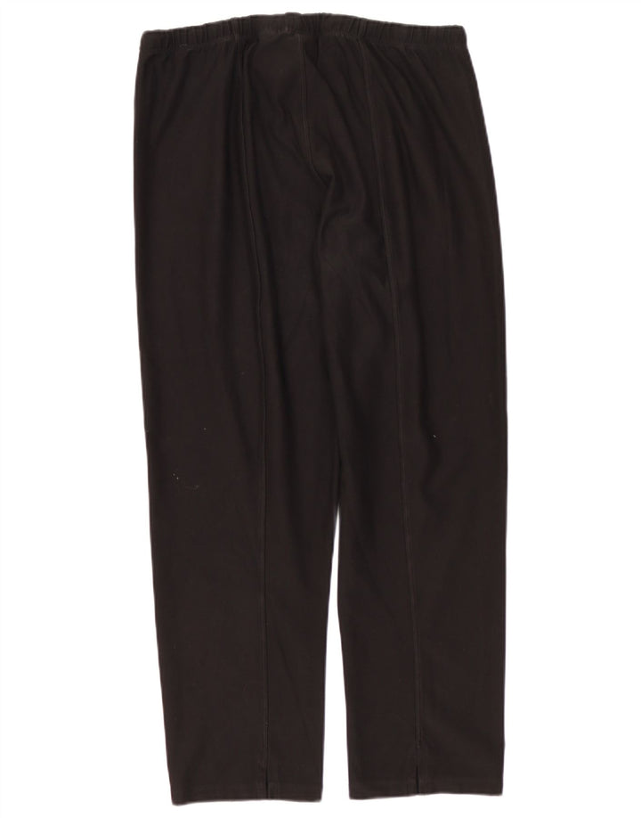 NIKE Mujer Dri Fit Chándal Pantalones UK 12 Mediano Negro Poliéster