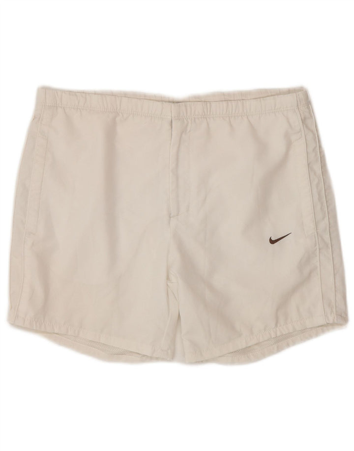 Nike - Bañador para mujer, talla 10/12, talla M, color blanco