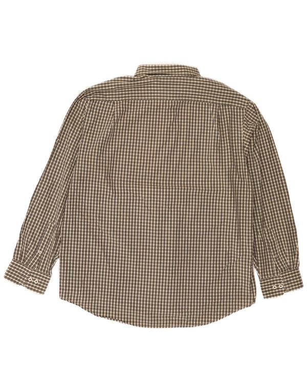 Camisa Izod Hombre Easy Care XL Algodón Vichy Beige