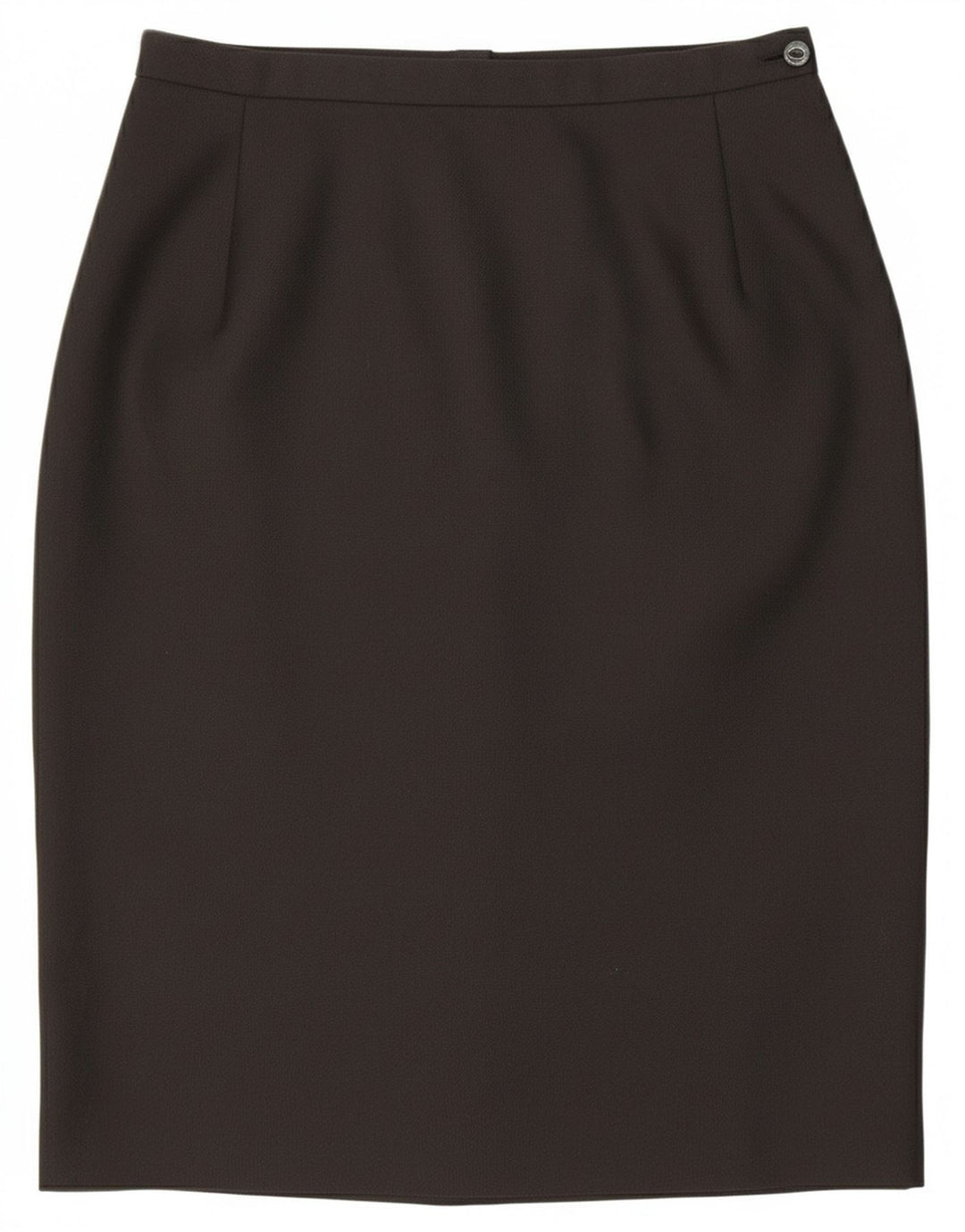 Falda lápiz vintage para mujer Reino Unido 14 Mediana W28 Poliéster negro