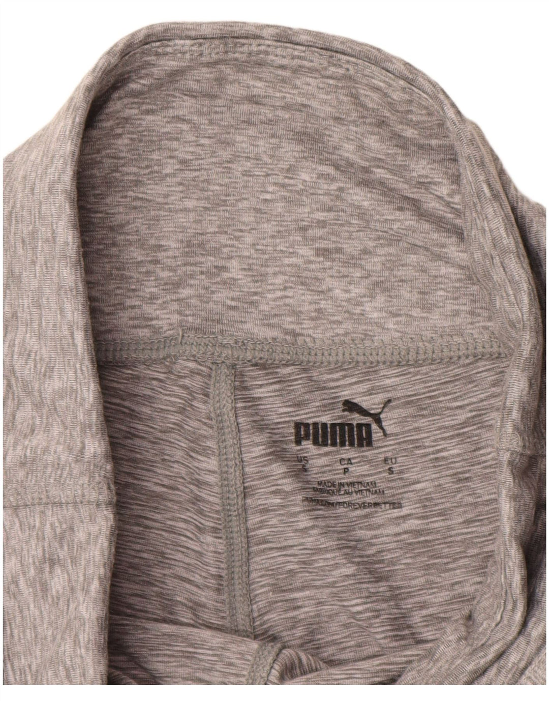 PUMA Pantalones de chándal para mujer Joggers UK 10 Small Grey Moteado Poliéster