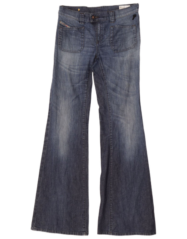 Diesel Mujer Fluzi Vaqueros Acampanados W30 L34 Algodón Azul