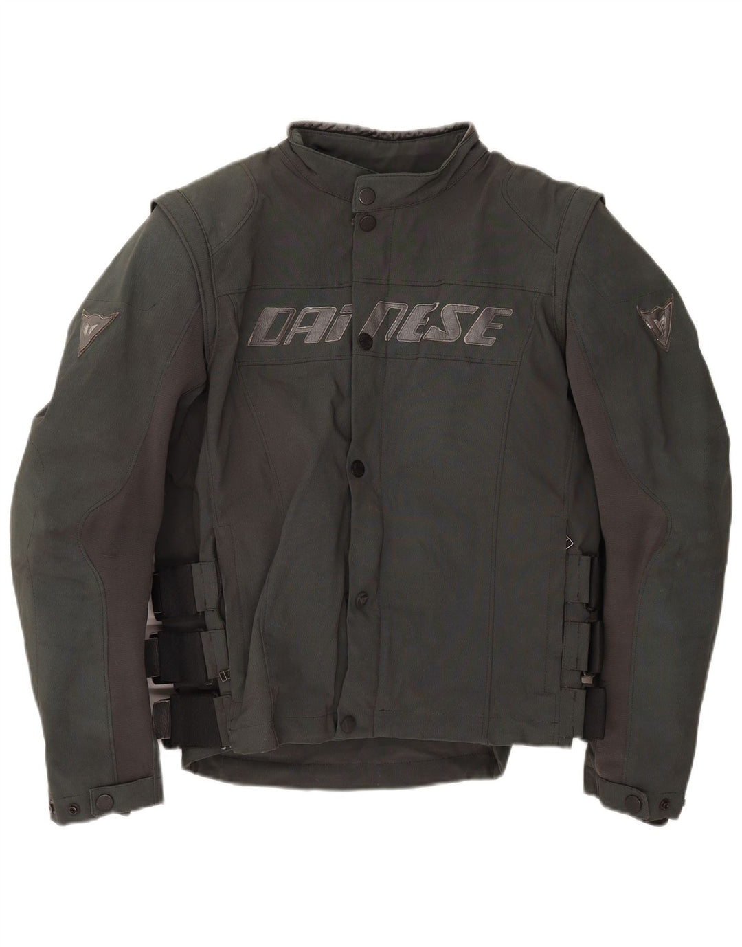 Dainese Mens Graphic Racer Jacket IT 52 Large Gris Colorblock Nylon