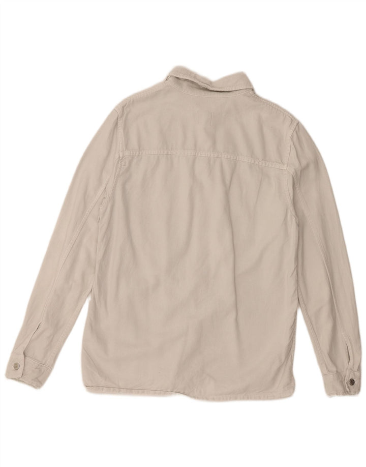 Zara Hombre Camisa Mediana Blanco Roto