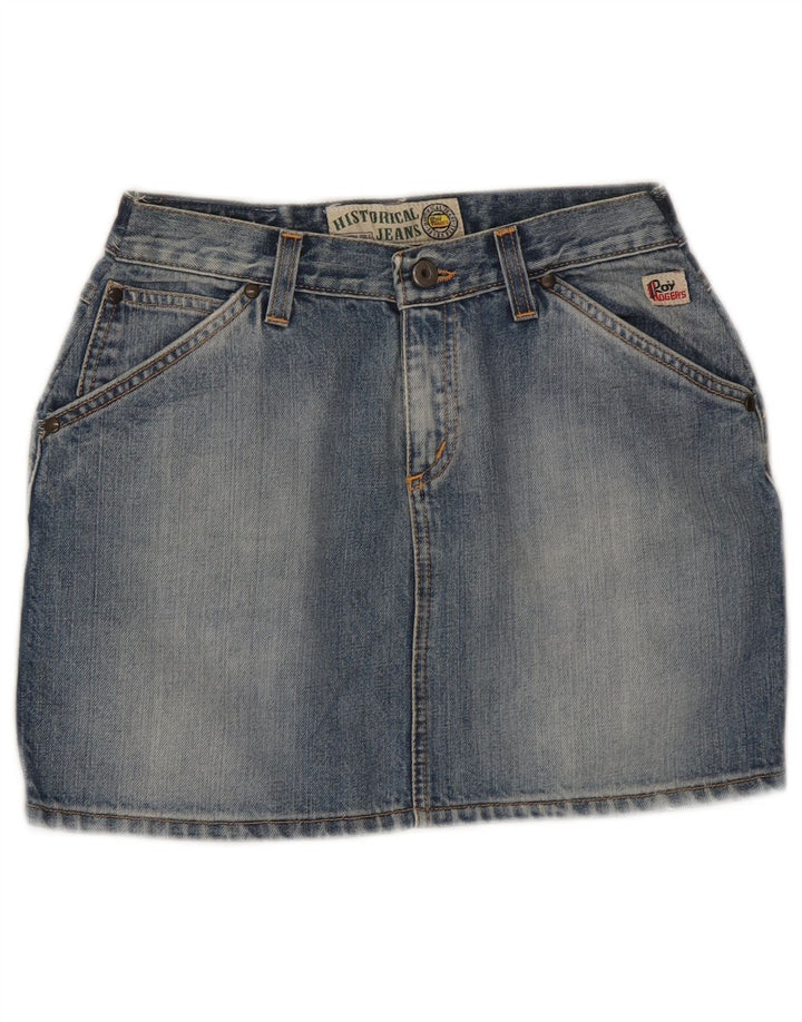 Roy Rogers Minifalda vaquera para mujer W29 Algodón azul medio